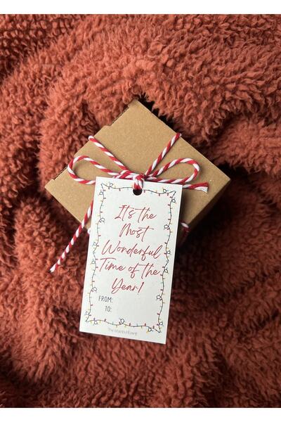 The Istanbul Event 10'lu Yılbaşı Hediye Etiketi - Yeniyıl Etiket Seti - Chris...