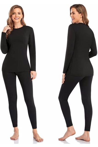 Tezzgelsin Set de lenjerie de corp termică pentru femei
