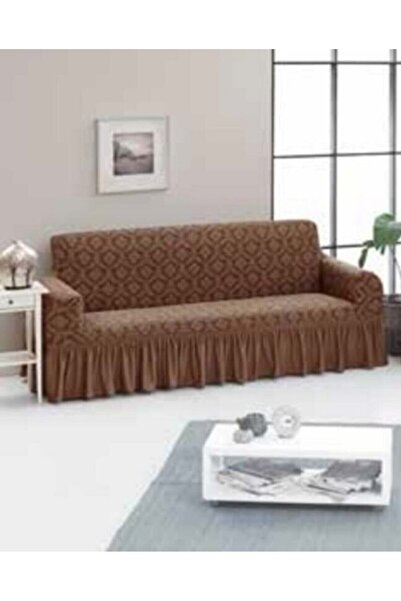 ARLISA Husa de scaun jacquard damasc pentru canapea extensibila maxi (3+3)-a....