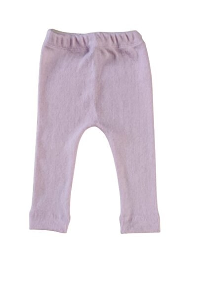 Meriç bebe Unisex Ultra Esnek Fitilli Şardonlu Baskısız Kalın Bebe Tayt