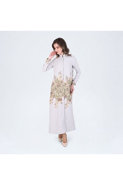 Qafias Special Woven Fabric Double Sided Wearable Top Coat