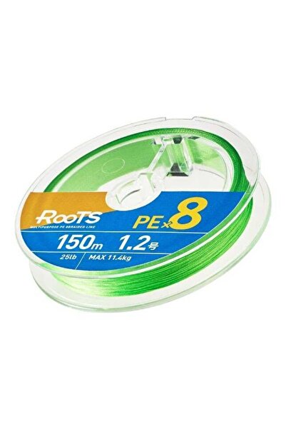 GOSEN X8 Roots PE 8 Örgü Spin İp Misina 150mt AYeşil 1.0 PE