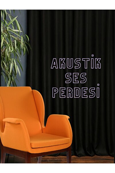 KARMİNA Akustik Perde 1/2 Pileli- Ses Engelleme Yapmaz- Akustik Sağlar