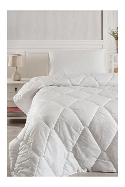 Taç Microfiber Yorgan Beyaz Tek Kişilik 155x215