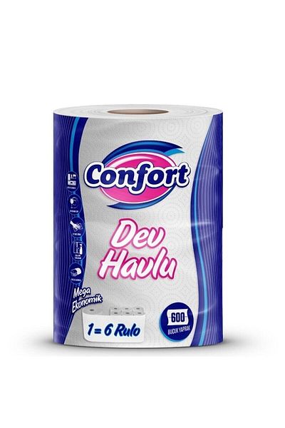 confort Plus Giant 600 and a Half Leaf Towel