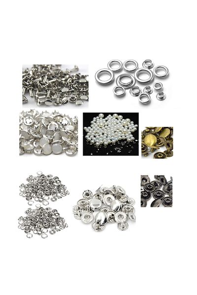 tuhafiyecimiz Tulumba Press Material Set[18 Molded Set Materials] (1000 Pieces and 150 GrPearl)