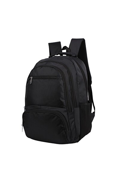 Bagacar 620 Black Unisex School And Daily Large Backpack