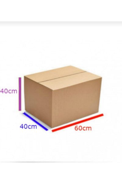 Aydınlar Ambalaj Cardboard Box Double Corrugated 60x40x40/ 4 Pieces //