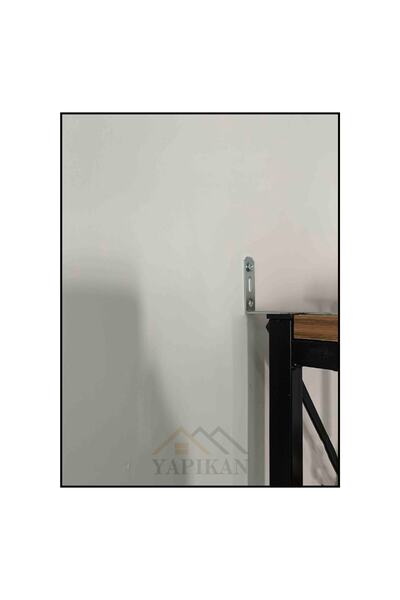 Yapıkan 4 Ad Orta Yük L Demir Gönye Köşebent 20x60x140mm- Deprem Mobilya Dolap Sabitleme Birleştirme Aparatı