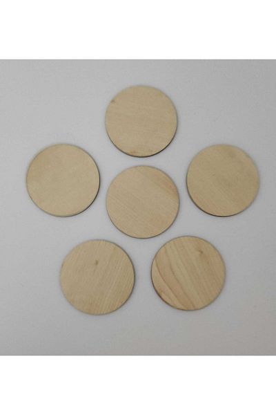 firdevsi hobi Mdfsubla-Cup Pad 8cm 6 Pieces