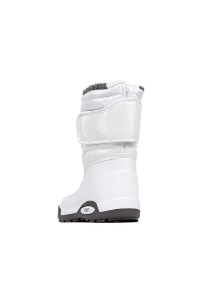 IGOR W10168 - Children's Furry White Topo Ski Charol Boots