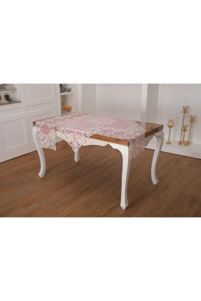 Finezza طقم صالة فيولا لوكس من نسيج الحرير العثماني المزخرف 5 قطع - 1364