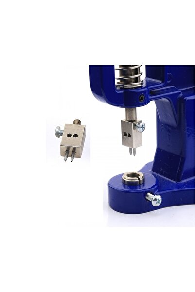 tuhafiyecimiz Deri Delme Zımba Seti - Tulumba Pres Ve 2'li, 4'lü, 6'lı Zımba - Çatal Delme Seti Sarı