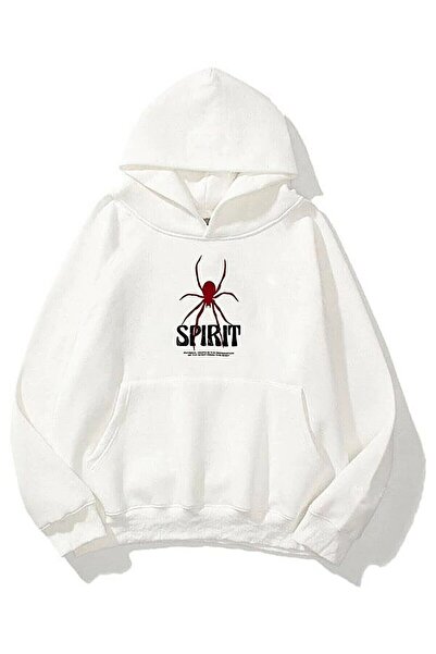 Keywest Unisex 'The Spirit' Spider prednja i zadnja strana Štampano bela majica