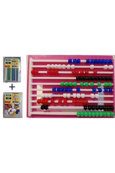 TRİX Luxury Abacus, Counting Stick and Counting Bean Set