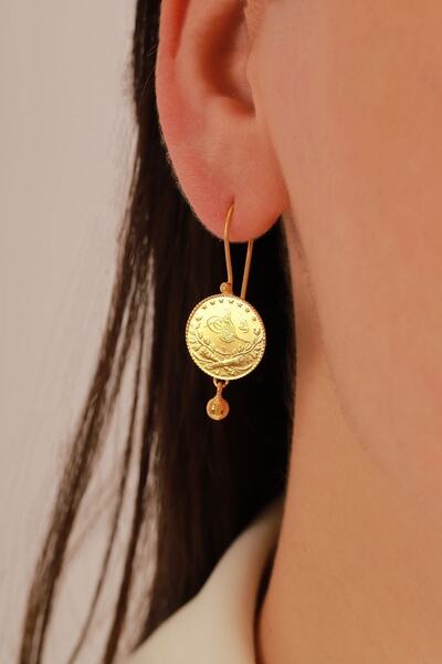 Aydın Kuyumculuk 22 Ayar Altın,reşatlı Sallantılı Küpe Agkp524