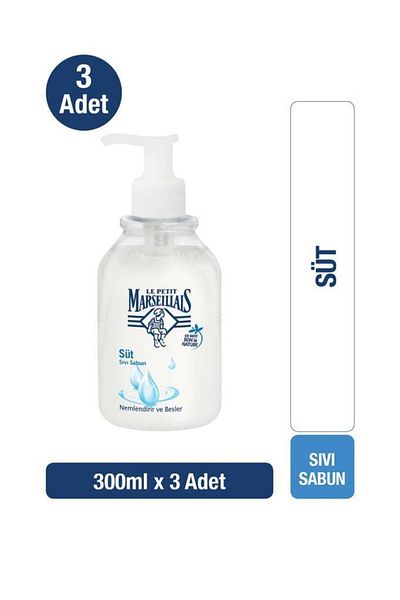 Le Petit Marseillais 300 ml X3 Liquid Soap Milk