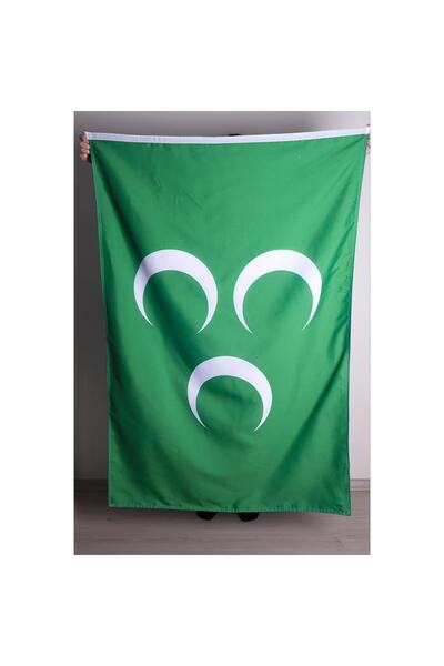 ZC Bayrak Üç Hilal Bayrağı Raşel Dijital Baskı 70x105