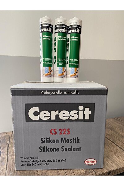 Ceresit Cs 225 Silikon Mastik Beyaz 280 Gr 25'li Koli