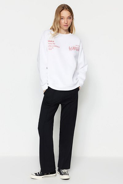 Trendyol Modest Sweatpants - Black - Straight