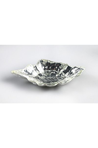 HERITAGE 1 Silver Plated Glass Sauce Bowl, Snack and Presentation Bowl, Single 16 Cm