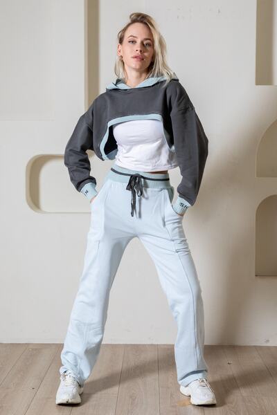 Serianno Kadın Kapüşonlu Tarz Spor Takım