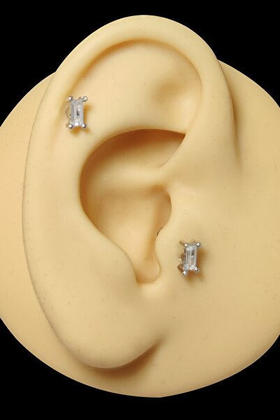 Salyangoz Company Cerrahi Çelik Baget Tektaş Model Tragus,helix,kıkırdak Pier...
