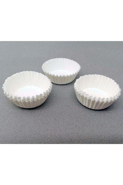 Kumsal Mutfak Cupcake Capsule White No:0 32x12 Mm - 1250 Pieces