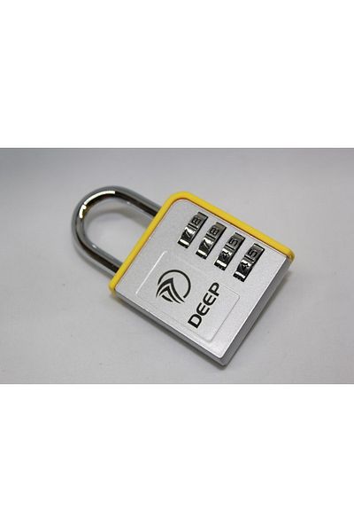 Deep Combination Lock Suitcase Bag Cabinet Lock Yellow
