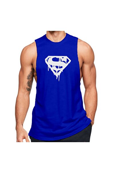 Black İstanbul Superman Sıfır Kol Fitness Atleti