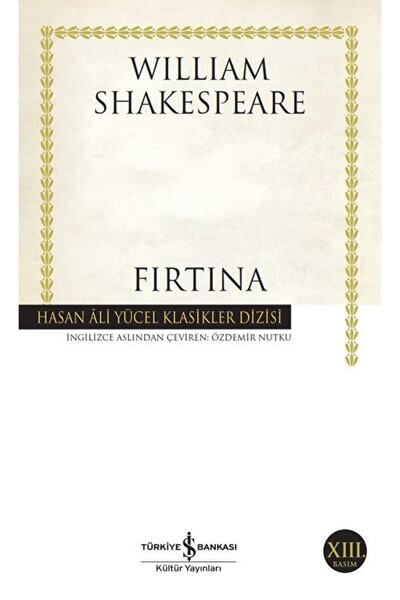 İş Bankası Kültür Yayınları Fırtına / William Shakespeare / / 9786053324096