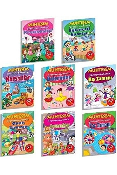 Parıltı Yayınları Oyun Temalı Muhteşem Çıkartmalar - 8 Kitap Takım / Kolektif...