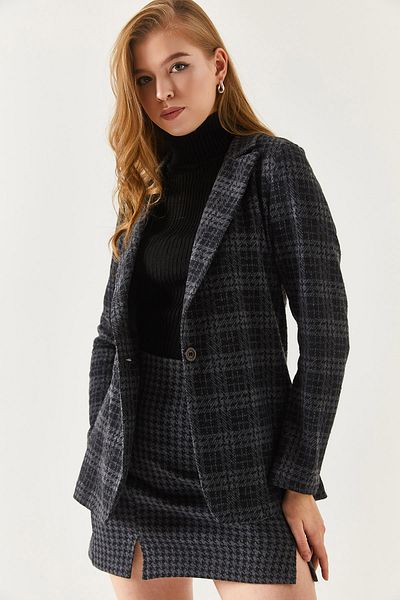 armonika Blazer - Grau - Regular Fit