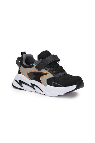 Vicco Ruby Kids Black Sports Shoes
