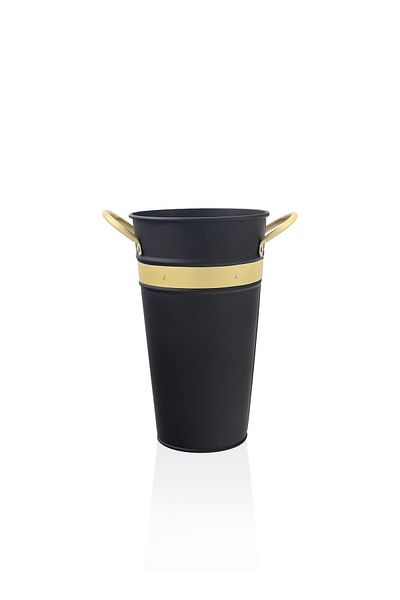 The Mia Galvin Vase Gln0075 - Black, 40 cm