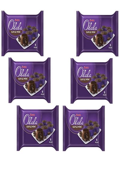 Ülker Olala Souffle Mini 162 Gr. X 6 Pieces