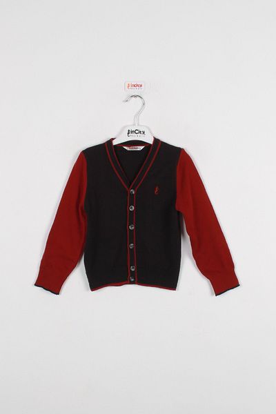 incity Boy's Black Cardigan