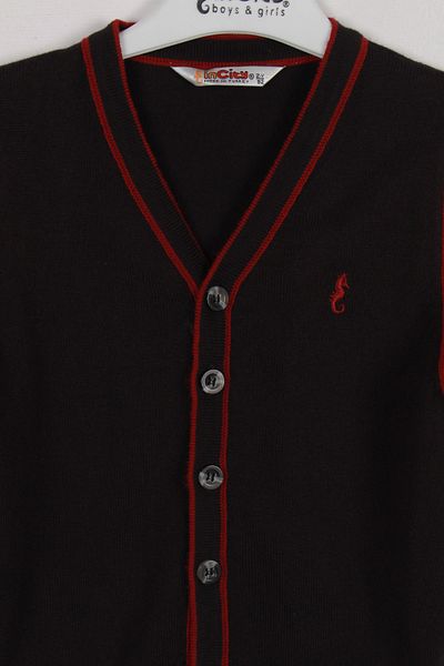 incity Boy's Black Cardigan