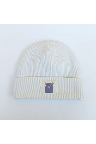 Alingo Unisex Children's Labeled Ecru Beret