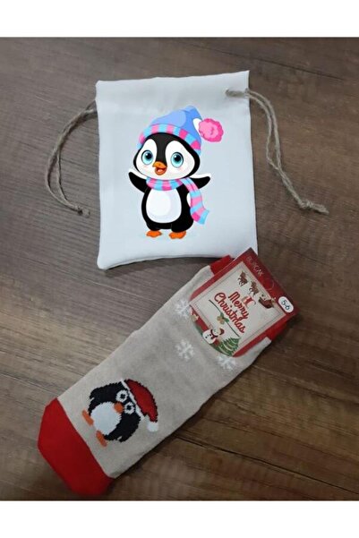 LADİJİTAL BASKI ÇÖZÜMLERİ Șosete de Anul Nou pentru copii într-o husă imprimată