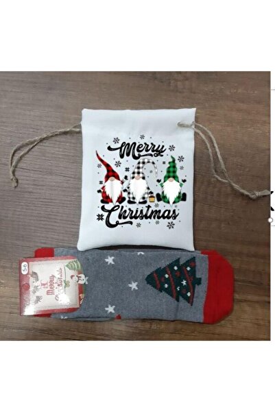 LADİJİTAL BASKI ÇÖZÜMLERİ جوارب رأس السنة للأطفال في حقيبة مطبوعة