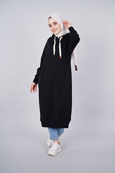 ModaHicap Alldayy Düz Renk Uzunboy Spor Tunik