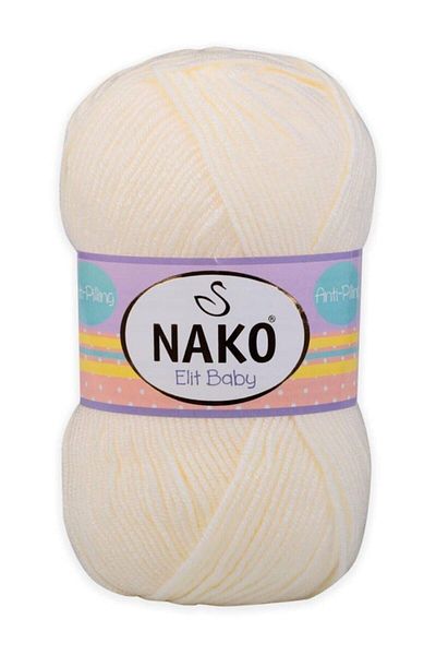 NAKO Elit Baby 5-Piece Hand Knitting Thread 2378 Cream