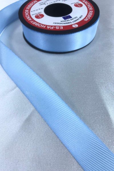 Hobigram Panglică Herringbone de culoare albastră este prețul de 1 metru – panglică, design elegant, accesoriu pentru femei
