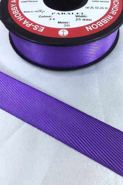 Hobigram Μωβ Χρώμα Houndstooth Κορδέλα 1 μέτρο Τιμή – Κορδέλα, Κομψό Σχέδιο, Γυναικείο Αξεσουάρ – Κορδέλα – K