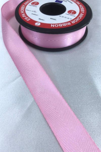 Hobigram Ροζ Κορδέλα Houndstooth Τιμή για 1 Μέτρο – Κορδέλα, Κομψό Σχέδιο, Γυναικείο Αξεσουάρ – Κορδέλα – Κουν