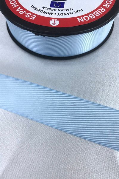 Hobigram Ανοιχτό μπλε Χρώμα Houndstooth Ribbon Η τιμή είναι για 1 μέτρο – Κορδέλα, Κομψό Σχέδιο, Γυναικείο Αξεσουάρ – Κορδέλα