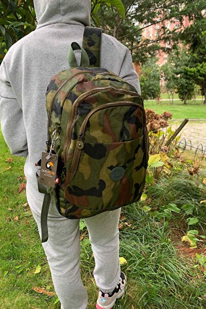 DodoButik Klinkır Camouflage Medium Backpack