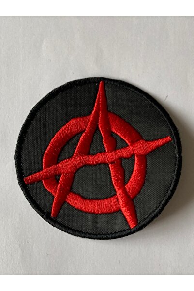 StüdyoÜmitTişört Anarchy Red Logo Patch-peç,arma Ve Kot Yaması