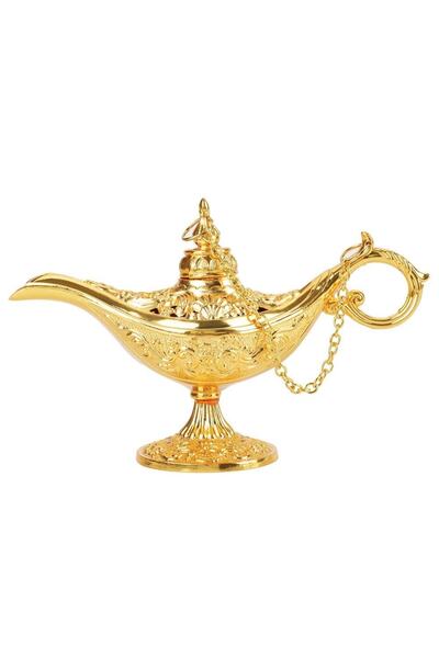 KT HOME Alaaddin'in Sihirli Lambası, Otantik Süs, Aladdinin, Lamba, Sihirli Lamba Küçük Boy Tütsülük